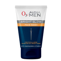 O3+ ALPHA MEN Acno D-TAN Face Wash with Hyaluronic & Mint & O3+ ALPHA MEN Bright Glow Face Wash 50g Combo