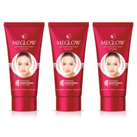 Meglow | Skin Brightening Moisturizer Cream for Women| Hydrates, Repairs, Radiates | Reduces Dark Spots, Melanin, Melasma | Prevents Pigmentation | Even Tone Pack of 3 (15g each)