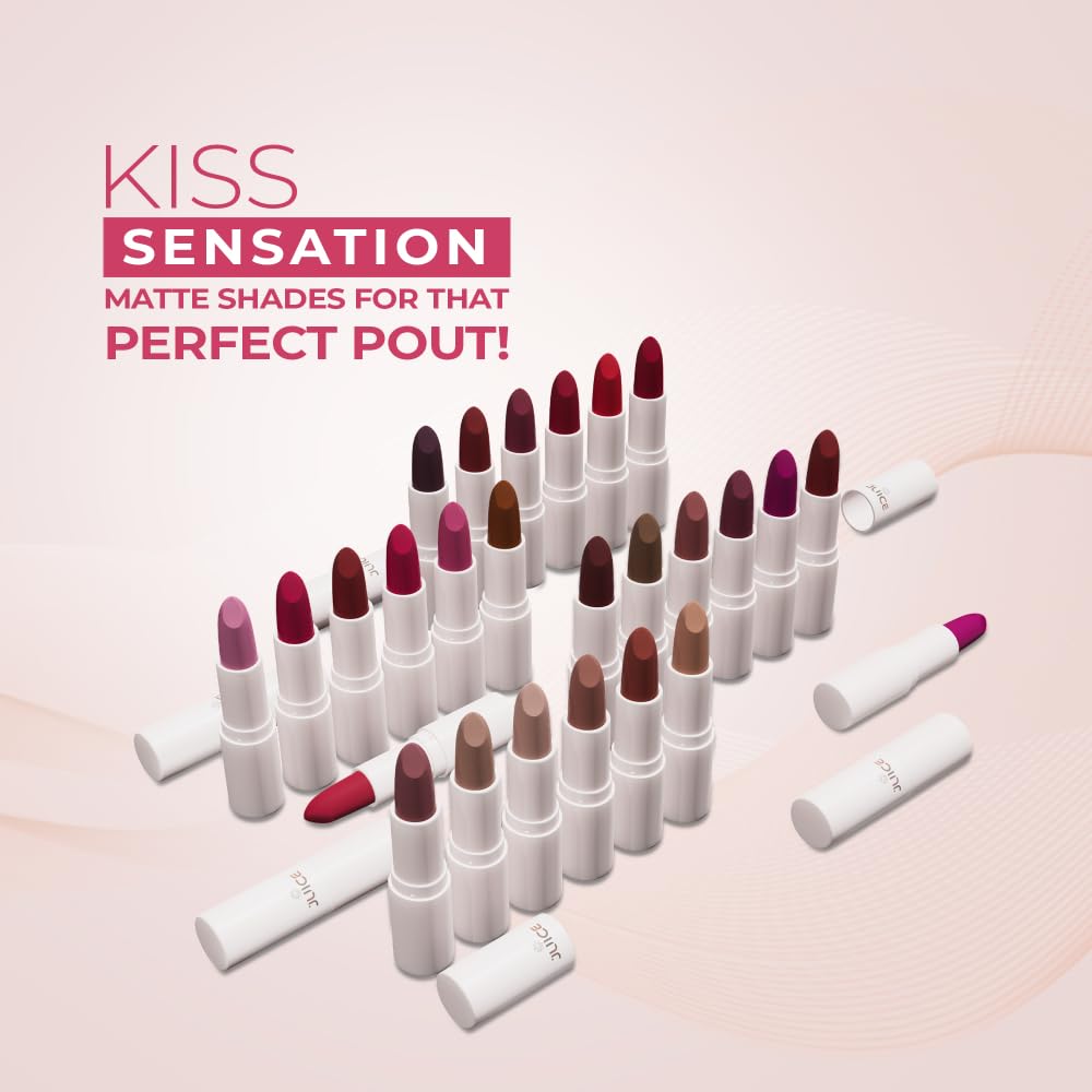 Juice Kiss Sensation Lipstick with Goodness of Bio Retinol, & SPF 15 UV Protection