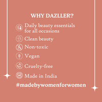 Dazller Face Combi Pack (Honey R31) : Moisturizing Liquid Makeup (Tinted Finish), 27mL + Face Powder (Soft Finish), 30g, Lightweight, with Added Sunscreen, Skin-Friendly Ingredients, Paraben-Free, 100% Vegan, Perfect Everyday Wear