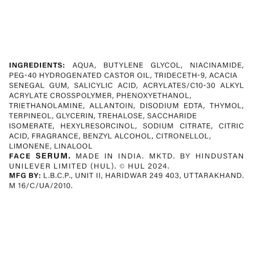 Novology Acne Clearing Serum with Thymol and Terpineol | Face Serum For Acne, Whiteheads, Blackheads | Non-sticky, Non-Irritating, Non-Comedogenic| For Oily, Acne Prone Skin | 28 ML