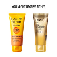 Lakmé Sun Expert Tinted Sunscreen For All Skin Spf 50|| 50 G (Pack Of 3)