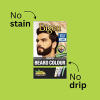 Bigen Men's  Beard Color Medium Brown 20gm+20gm -105, 102 g