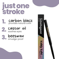 TuCo Kids Matte Kajal With Castor Oil & Almond | Safe Kajal For Babies | Water-Proof, Preservative-Free & 100% Lead-Free | No Added Harmful Chemicals, Black | Pack of 2