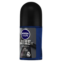 Nivea MEN Deep Impact Freshness Deodorant Roll-On, for Men, 50ml (Pack of 3)