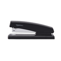 Basics Stapler with 1000 Staples, Office Stapler, 25 Sheet Capacity, Non-Slip, Black, 3 Pack 3-Pack