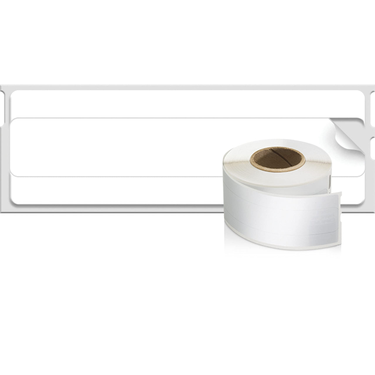 DYMO Authentic LW 1-Up File Folder Labels, DYMO Labels for LabelWriter Label Printers, White, 9/16" x 3-7/16", 2 Rolls of 130 (260 Total)