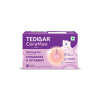 Tedibar Ceramax Bathing Bar - 75g Enriched with Ceramides & Vitamin E |100% Soap Free| Skin friendly pH – By Torrent Pharma