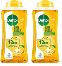 Dettol Body Wash and Shower Gel for Women and Men, Refresh - 250ml | Soap-Free Bodywash | 12h Odour Protection (Pack of 2)