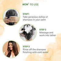 WOW Skin Science Skin Science Rosemary & Biotin Hair Growth Shampoo | Fights Hair Fall | Grows New Hair | Prevents Breakage & Split Ends | Adds Shine To Dull Hair, 250 Gram (Pack of 2)