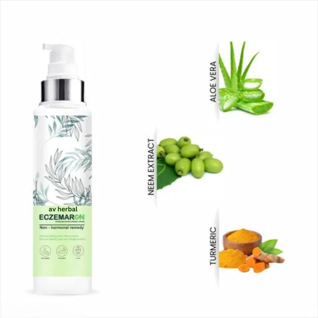 Av Herbal Skin Care Cream - Herbal Formula for Nourished & Healthy Skin - Soothing & Moisturizing - For Men & Women - 50g Tube - Natural Ingredients - Made in India (Pack of 2)