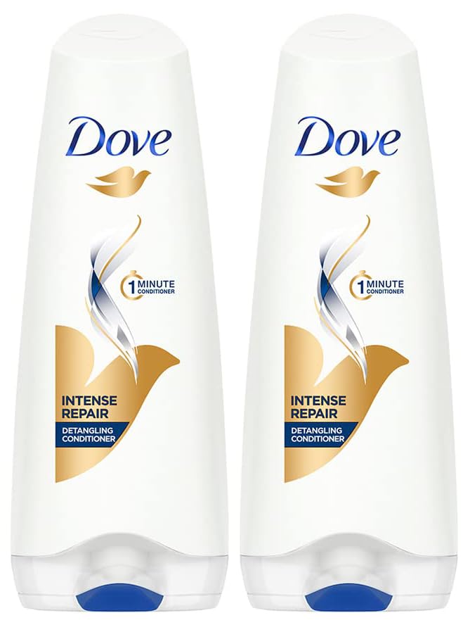Dove Intense Repair Floral All Conditioner 175 Ml, With Keratin Actives To Smoothen Dry And Frizzy Hair - Deep Conditions Damaged Hair For Men & Women's (2 Count)