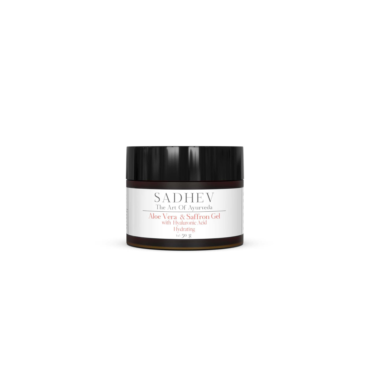 Sadhev's Aloe Vera & Saffron Face Gel with Hyaluronic Acid For Hydrating, Suitable for All Skin Type, Paraben & Sulphate Free - 50 g - (Pack of 1)
