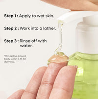 mCaffeine Glycolic Acid & Kojic Acid Body Wash (Pack of 2) | Value Pack Combo for Pigmentation & Dark Spots Correction | 10% AHA| Exfoliating Shower Gel for Men & Women