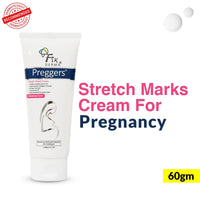Fixderma Pregger's Stretch Mark Cream with Ceramide, Niacinamide & Lactic Acid for Women, Stretch Marks Cream for Pregnancy, Pregnancy Stretch Marks Removal Cream, Pregnancy Products for Women - 60g