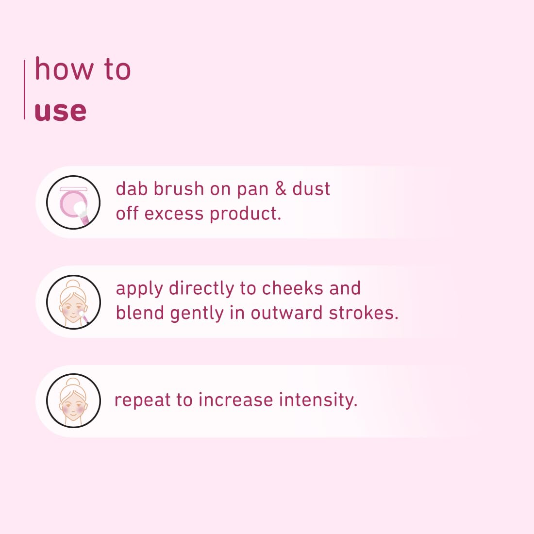 Plum Cheek-A-Boo Shimmer Blush | Highly Pigmented | Effortless Blending | 100% Vegan & Cruelty Free | 125 Pink About You