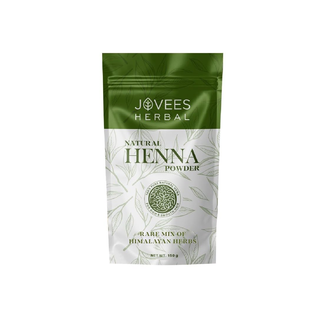 Jovees Herbal Mehandi/Henna Powder | With Amla, Shikakai & Brahmi Powder | For Extra Conditioning | Control Hair Fall & Repairs Damaged Hair 150g