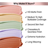 HD Liquid Colour Corrector - Peach (3.8ml)