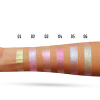 Charmacy Milano Star Bomb Eyeshadow (Shade 05) - 3.2 g, Shimmery Effect, Glitter, Duo-Chrome Metallic, Intense Pigmentation, Use as Highlighter & Lip Topper, Vegan, Cruelty Free