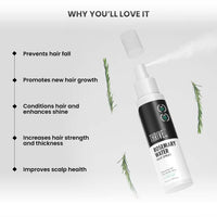 ThriveCo Rosemary Water Hair Spray | with 100% Natural Rosemary Extract, Rice Water & Hyaluronic Acid | Hair Growth, Conditioning & Shine | Men & Women, 100ml Each