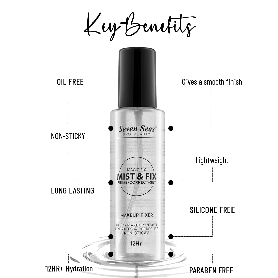 Seven Seas Light weight, Makeup Fixer, | Contour Concealer Palette with | Full Coverage | face makeup (Combo set) (Ivory)