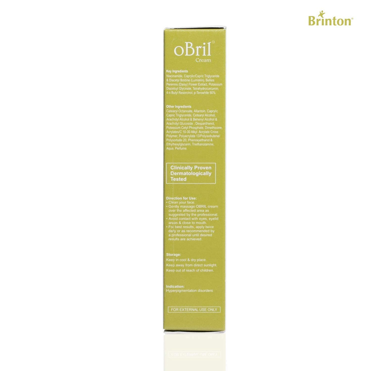 Brinton Obril Cream for Spotless Brilliance, Face Acne Skin Gel | 20 Gm x Pack of 2