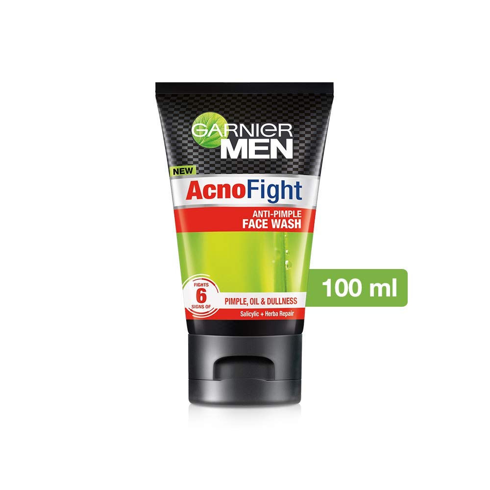 Garnier Skin Naturals Micellar Cleansing Water, 125ml+Garnier Men Acno Fight Face Wash for Men, 100gm