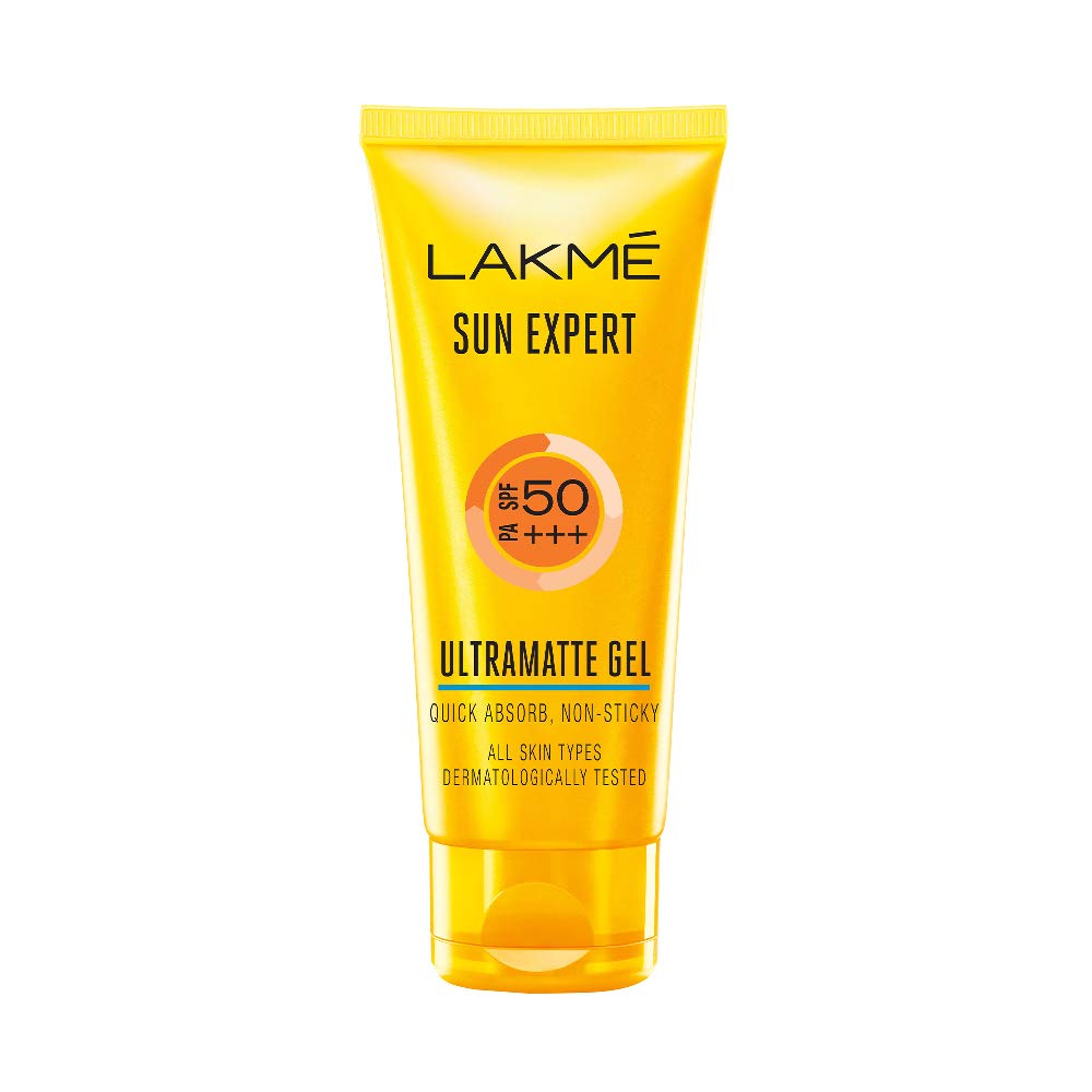 Lakmé Sun Expert Spf 50 Gel, 100 G & Absolute Perfect Radiance Brightening Light Creme for All Skin Type With Niacinamide & Micro Crystals, 50G