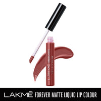 Lakmé Forever Matte Liquid Lip Color - 34 Brown Sheer & Lakmé Forever Matte Liquid Lip 35 Rose Wood Combo