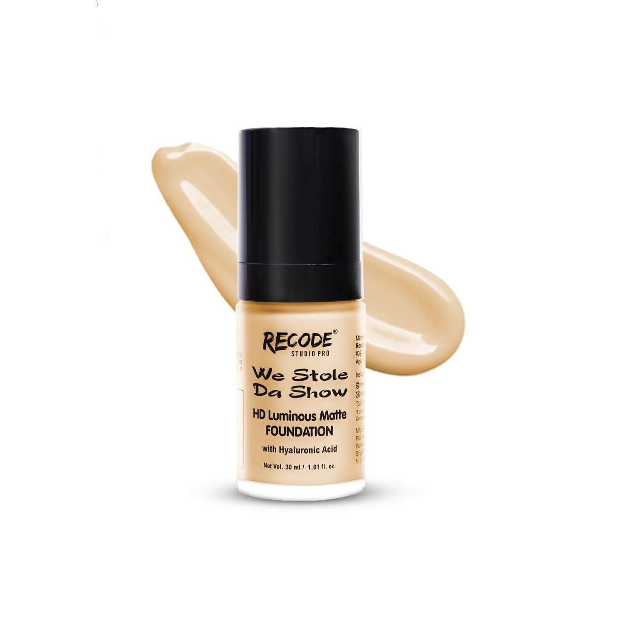Recode HD Luminous Matte Foundation 30 ML | 02 | BHARAT