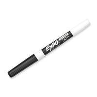 EXPO 86001 Low Odor Dry Erase Marker, Fine Point, Black (Pack of 12)