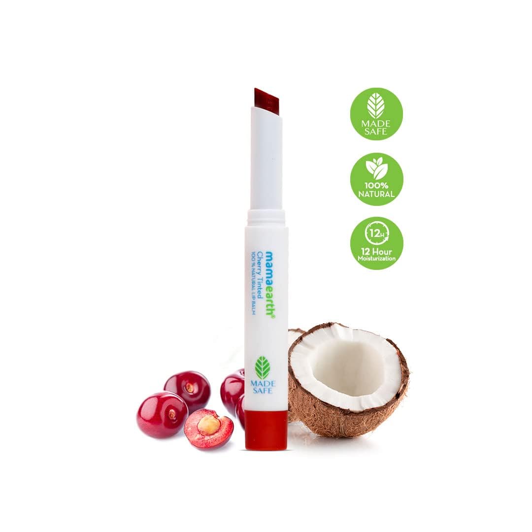 Mamaearth 100% Natural Lip Balm for Women - 2 g (Cherry)