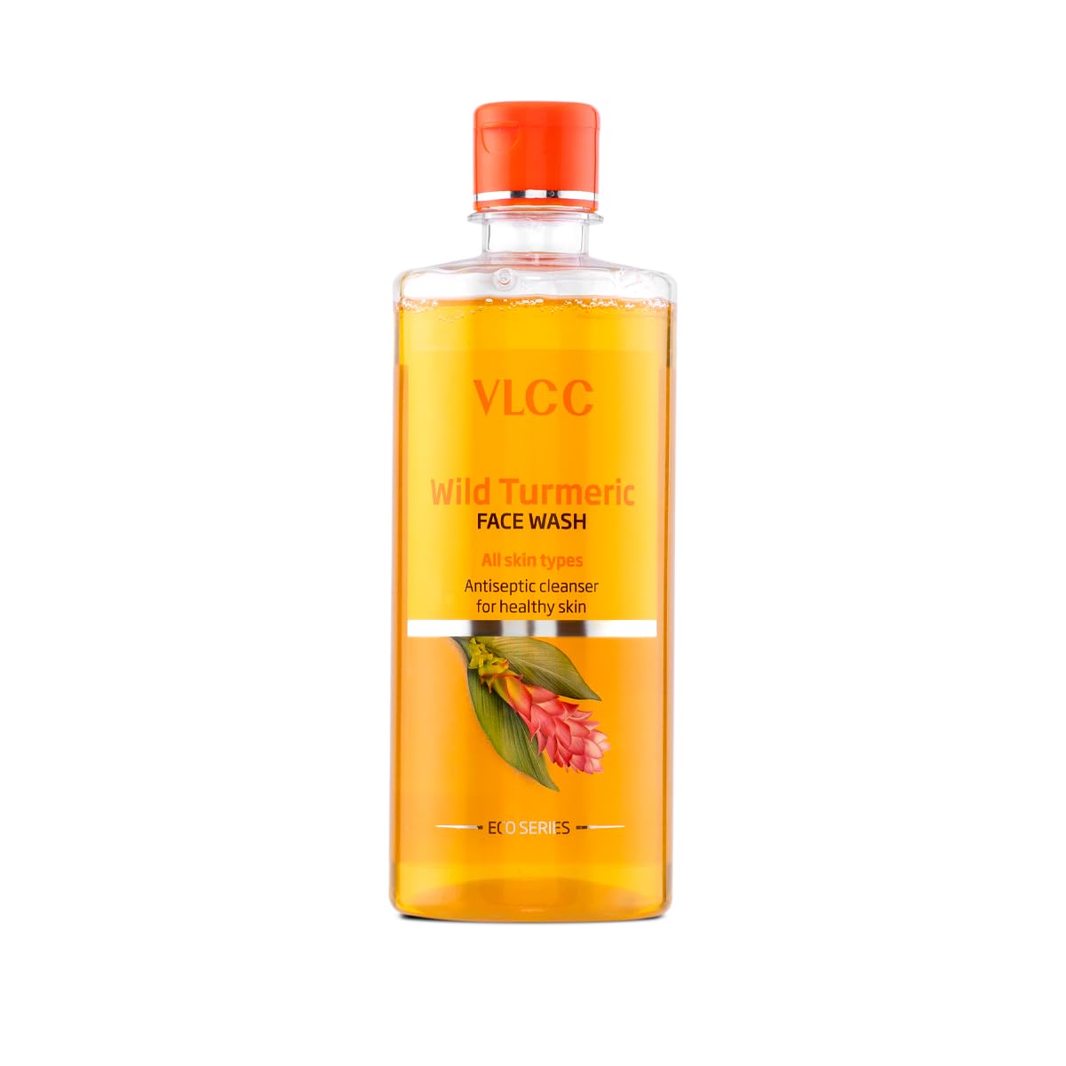 VLCC Wild Turmeric Face Wash - 500 ml | Antiseptic cleanser for clear, bright skin | Fights pollution | Cleanses pores | Helps prevent skin damage | Turmeric & honey for soft, glowing skin.