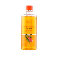 VLCC Wild Turmeric Face Wash - 500 ml | Antiseptic cleanser for clear, bright skin | Fights pollution | Cleanses pores | Helps prevent skin damage | Turmeric & honey for soft, glowing skin.