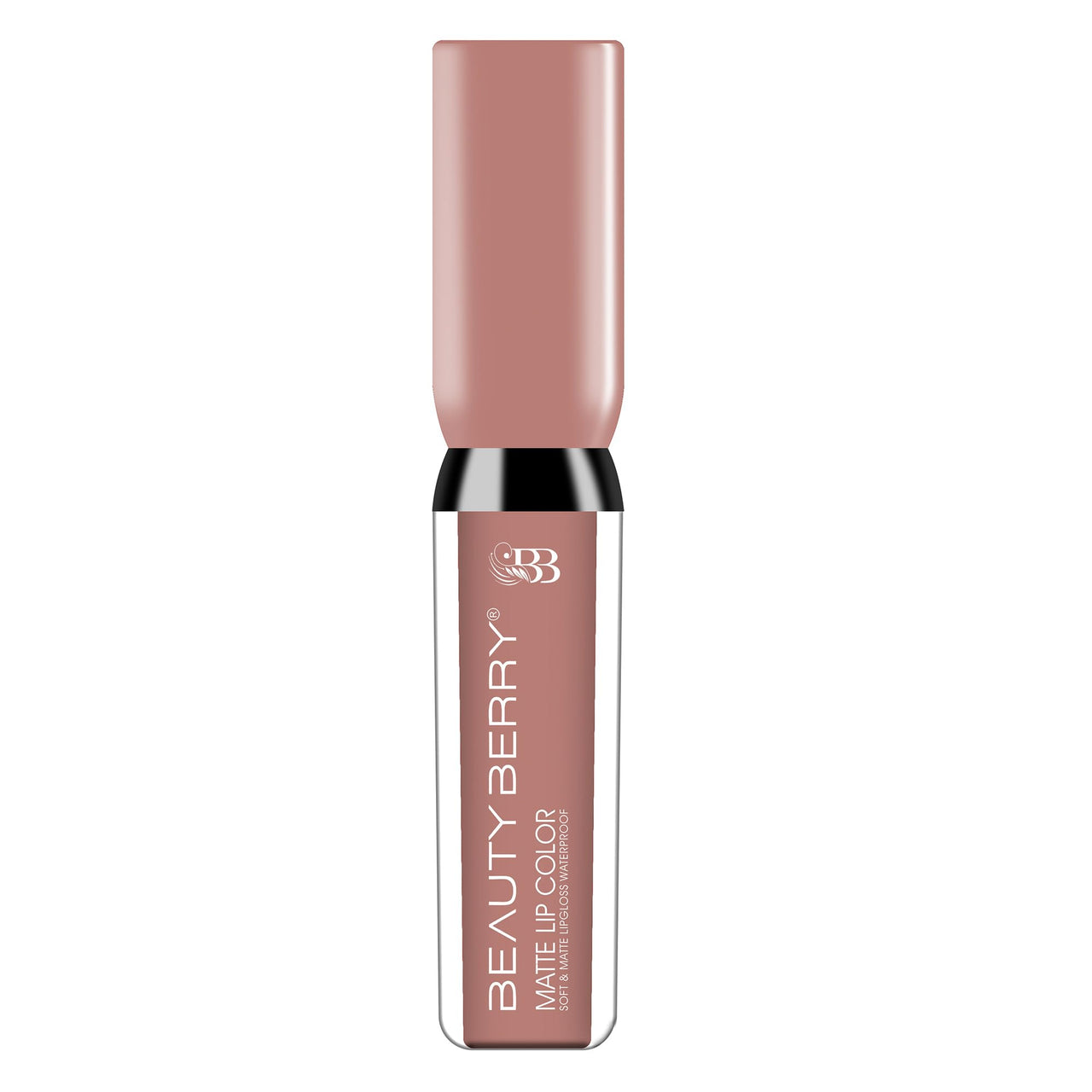Beauty Berry Soft & Matte Waterproof Liquid Lipstick - Rich Pigment, Long Lasting, Non-Transfer With Vitamin E (Brandy Rose-23, 1)
