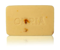 Ohria Ayurveda Haldi, Besan & Marigold Bathing Bar | Gentle Cleansing, Hydrating & Nourishing Soap | Enriched with Turmeric, Gram Flour & Marigold Extract | Ideal for All Skin Types - 120g