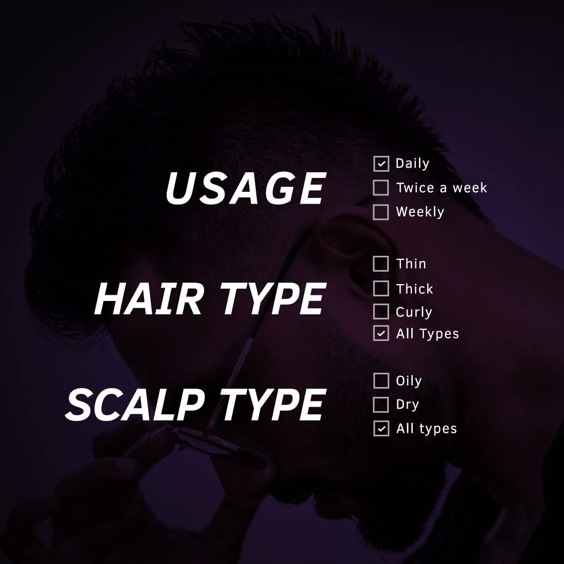 Ustraa Anti Hair Fall Oil - 100ml | With Onion Oil, Blackseed | Hair Fall Control with Saw Palmetto | Reduce Hair Fall | Promote Hair Growth | No Parabens