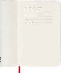 Moleskine Classic 18 Month 2023-2024 Weekly Planner, Soft Cover, Pocket (3.5