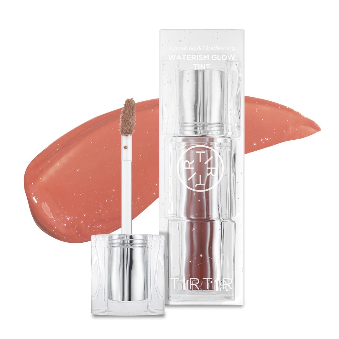 TIRTIR Waterism Tinted Lip Gloss #09 | SALMON SYRUP, 4 g – Kiss Ready Lipgloss | 12H Long Lasting Non Sticky Natural Tinted Glow | Korean Multiuse Cheek and Lip | Tint for Women gift