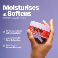 MANETAIN Multipurpose Hair Conditioner 100gm for Curly, Wavy, and Frizzy Hair | Protein/Moisture Balanced | Deep Conditioning, Hydrating, Strengthening, Detangling & Curl Enhancing | No Sulfates or Parabens