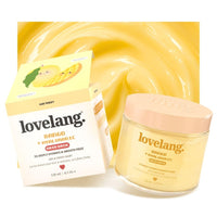 lovelang Mango + Hyaluronic Hair Mask | Deep Hydration & Frizz Control | For Dry, Frizzy Hair | 120ml | Smoothes & Nourishes | All Hair Types