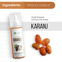 Naturalis Essence Of Nature Cold Pressed Karanj Carrier Oil For Hair, Body And Skin, 200 Ml