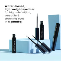 Lakmé Absolute Shine Liquid Eye Liner, Black, Long Lasting Shimmery Liner For A Glossy Finish - Smudge Proof Eye Makeup Gel, Does Not Fade, 4.5 Ml (Pack Of 2)