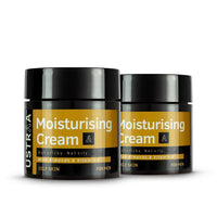 Ustraa Moisturising Cream - Oily Skin - 100g x 2 | Long-lasting moisturization & Hydration | Quick Absorption | with Shea Butter | No Parabens, No Mineral Oils.