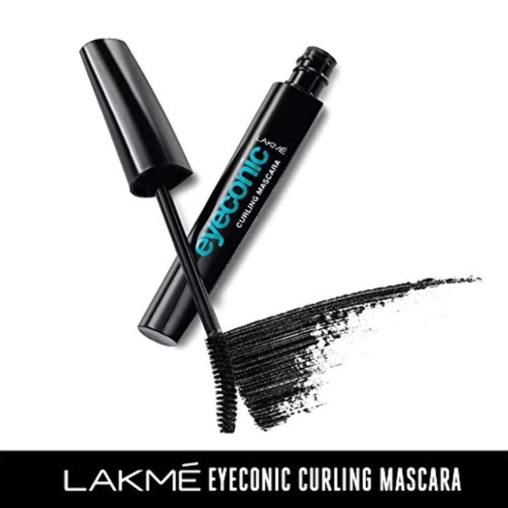 Lakmé Eyeconic Lash Curling Mascara, Black, 9ml
