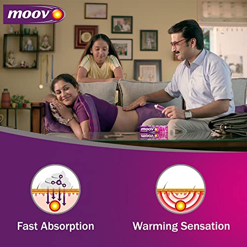 Moov Fast Pain Relief Cream - 30g | Suitable for Back Pain, Muscle Pain, Joint Pain, Knee Pain | 100% Ayurvedic Formula | Suitable for Sports & Gym related injuries