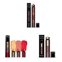 RENEE FAB 5 (5-in-1 Lipstick) (FAB5 NUDE) & RENEE Fab Face Diva - 3 in 1 Makeup Stick 4.5g & RENEE Fab 3 in 1 Eyeshadow Enriched with vitamin E, 4.5g