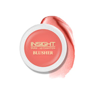 INSIGHT Long Wear Color Rich Lip Gloss, Glossy Finish - LG41-01&Insight Cosmetics Crème Blusher, Face Makeup, Soft Salmon, 3.5 gm(B-02=01)