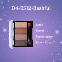 DAZLLER Mystical Magic Eyeshadow Palette Powder - Mini, 4G, D4-Es12, Lightweight, Even Blending, Rich Pigments, Vibrant Hues, Multicolor, Shimmery Finish