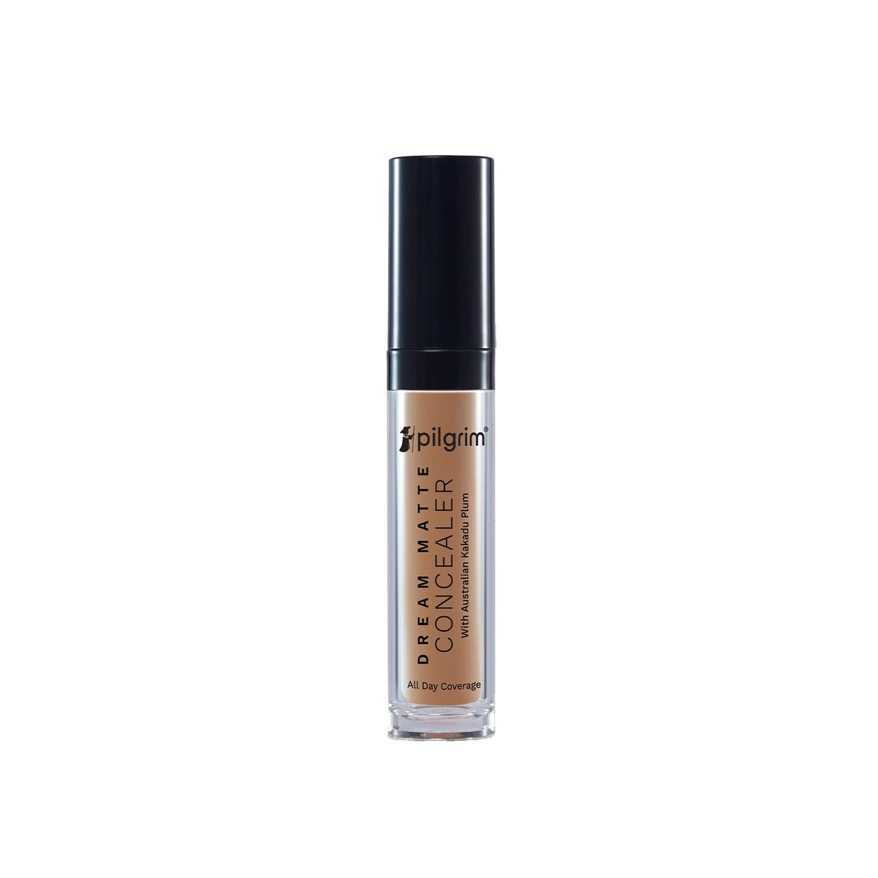 Pilgrim Full Coverage Dream Matte Liquid Concealer 7.3ml | Concealer for Dark Circles with Australian Kakadu Plum & Hyaluronic Acid | Crease resistance & Lightweight | All Day Coverage | Shade Beige